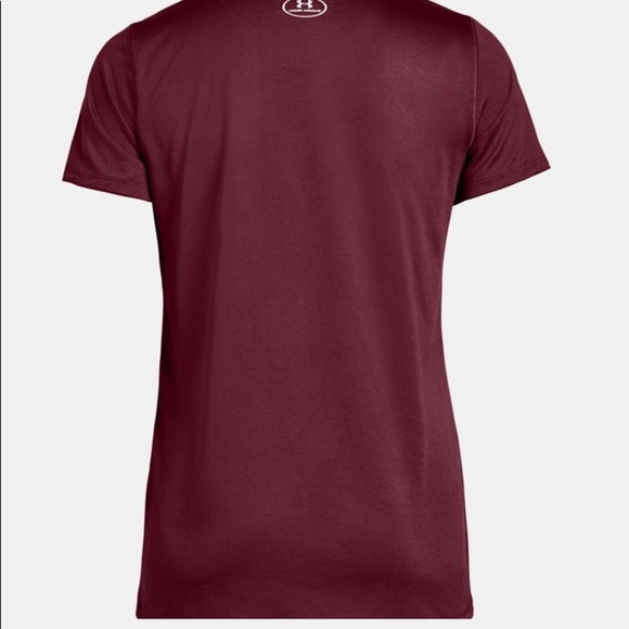 Under Armour Women’s Cranberry Locker T-Shirt Medium - Picture 5 of 5